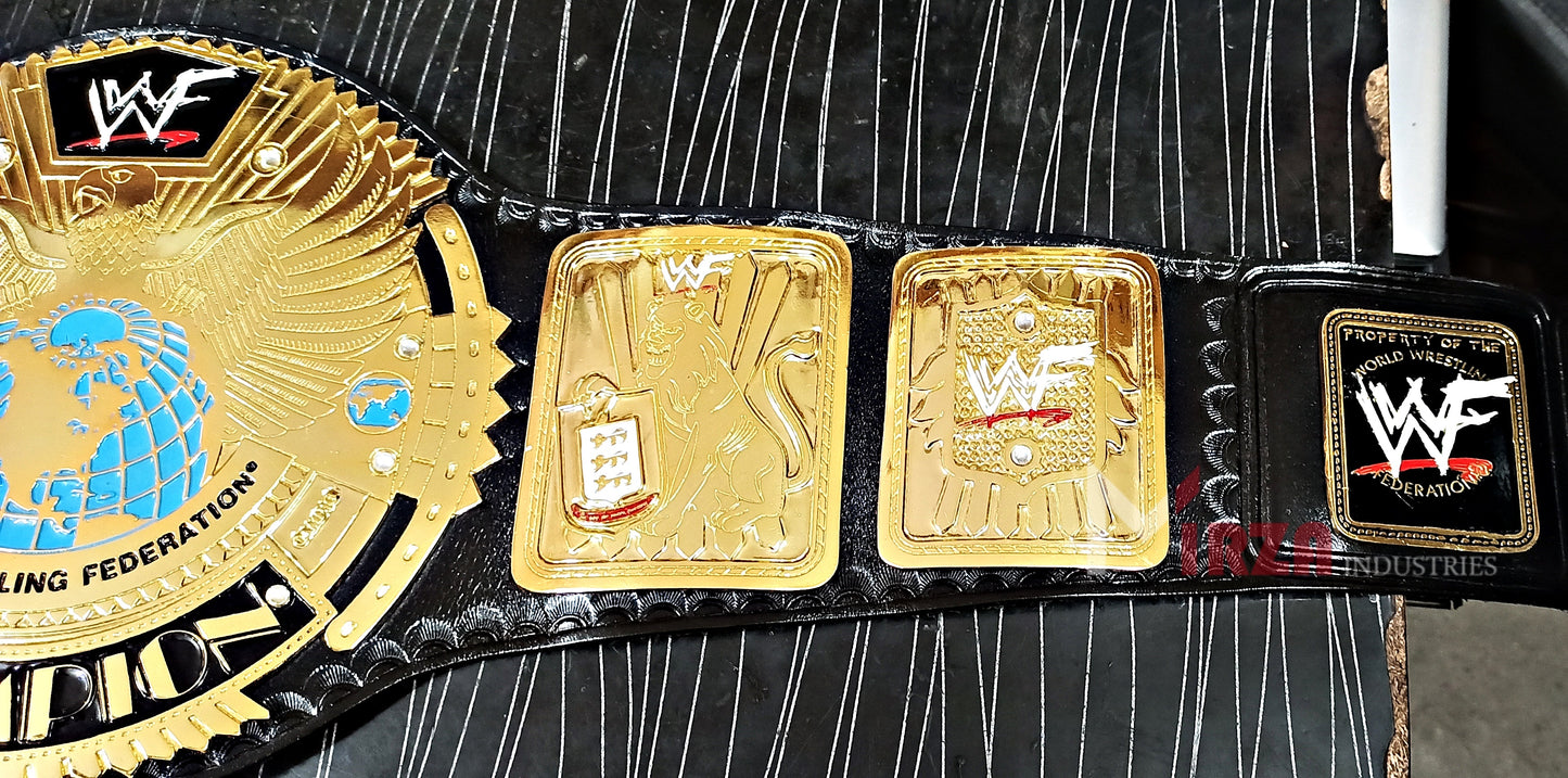 WWF Big Eagle Wrestling Heavyweight Championship Replica Title Belt Adult Size Zinc Metal