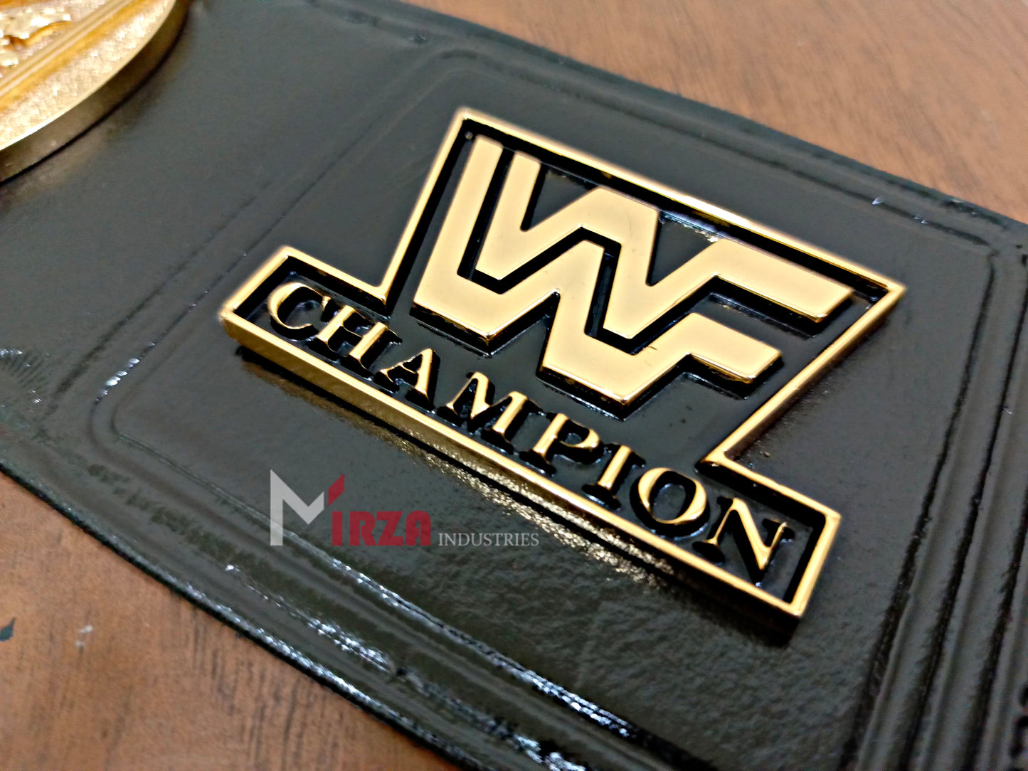 WWF Wing Eagle Wrestling Championship Belt 6MM CNC HD Textured Plates Adult Size 24k Gold