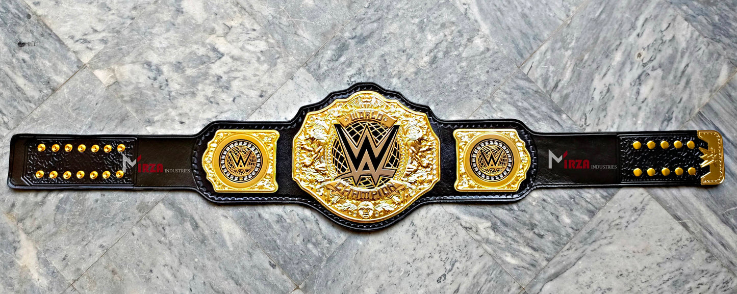 WWE World Heavyweight Championship Title Belt 6MM Zinc Metal HD Adult Size