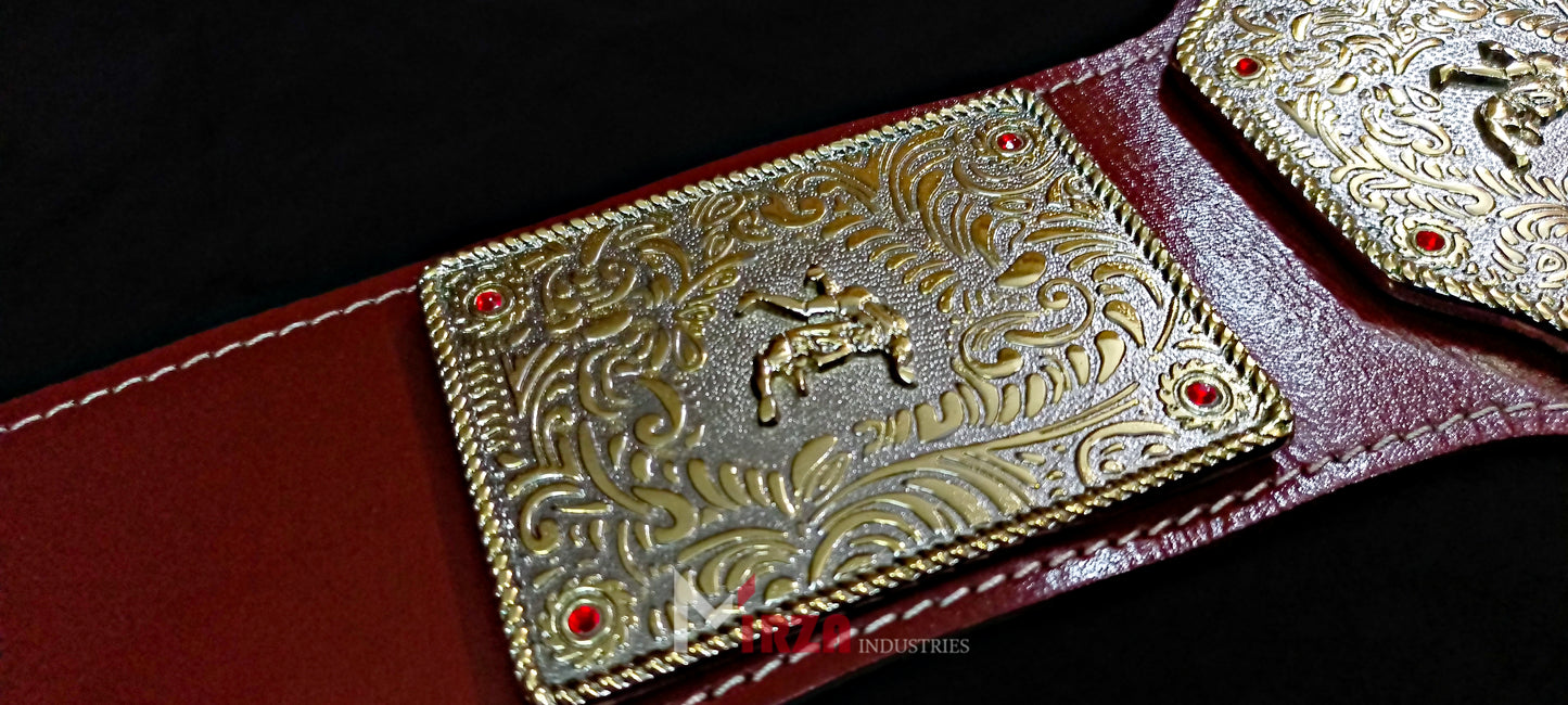 BIG GOLD World Heavyweight Championship Replica Tittle Belt Adult Size