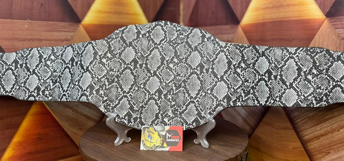 WWF Smoking Skull Heavyweight Wrestling Championship Belt (Snake Skin Back)