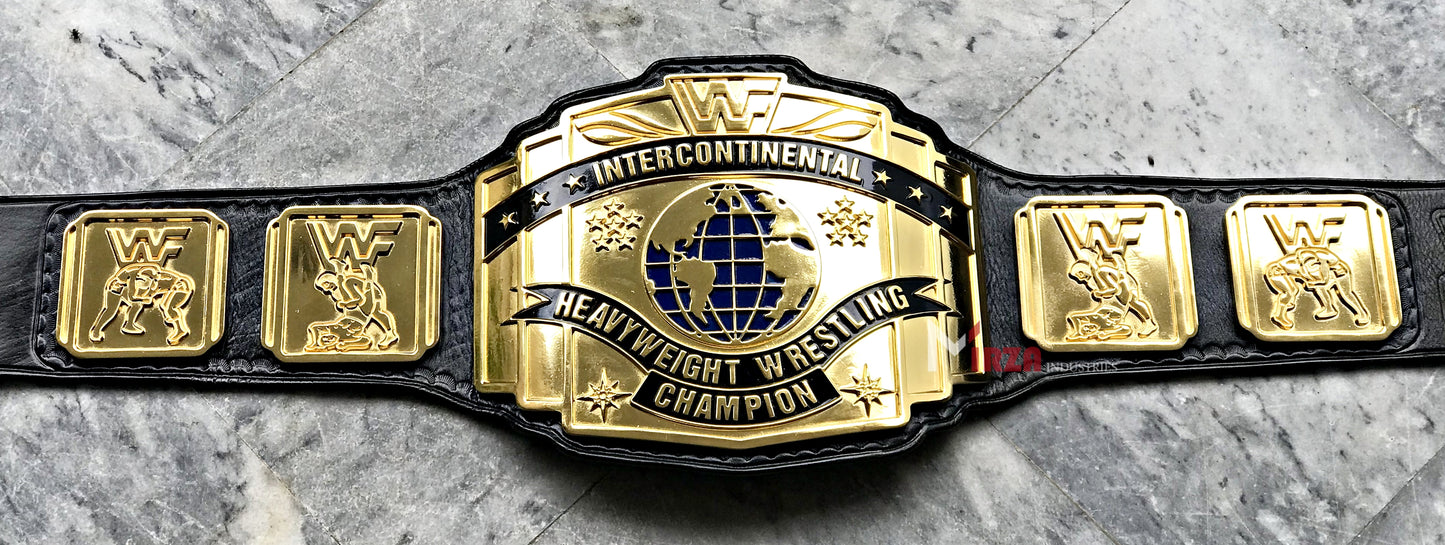 WWF Intercontinental Wrestling Championship Replica Title Belt CNC