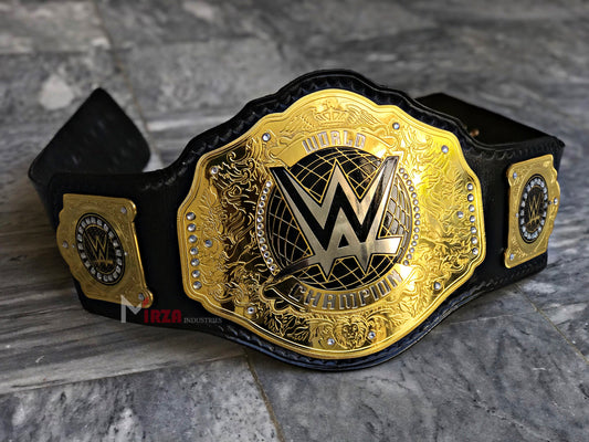 WWE World Heavyweight Championship Replica Title Belt Brass Metal HD Adult Size