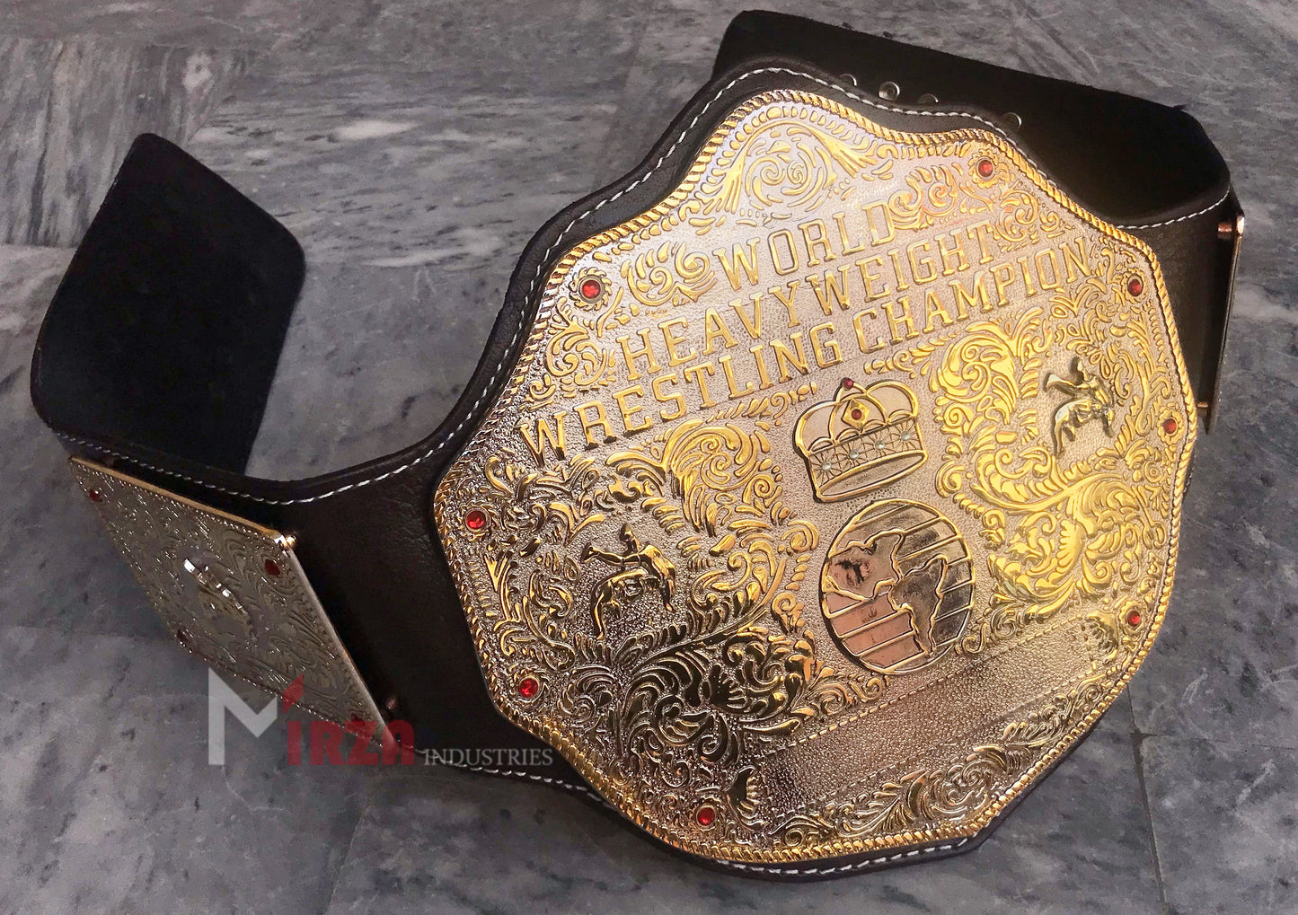 BIG GOLD World Heavyweight Championship Replica Tittle Belt Adult Size