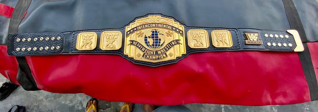 WWF Intercontinental Wrestling Championship Belt Replica CNC HD Metal Adult Size