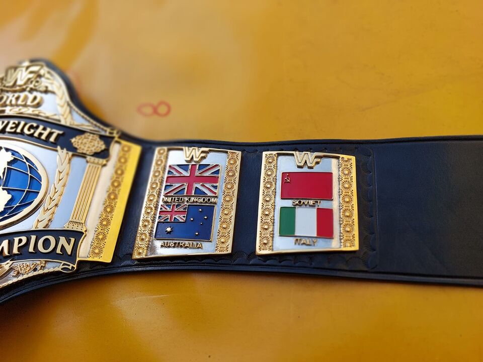 Hulk Hogan 86 World Heavyweight Wrestling Championship Replica Belt 6MM CNC