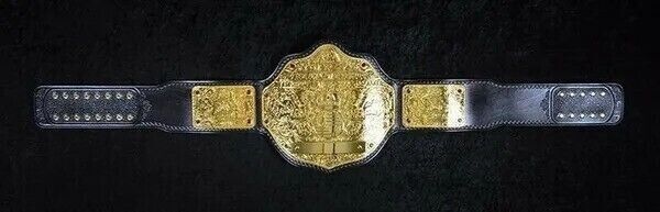 World Heavyweight Big Gold Wrestling Heavyweight Championship Replica Belt Adult Size crocodile leather