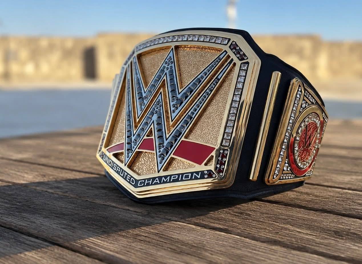 WWE Undisputed Premium CNC Wrestling Championship Title Belt 24k Gold