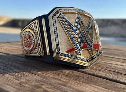 WWE Undisputed Premium CNC Wrestling Championship Title Belt 24k Gold