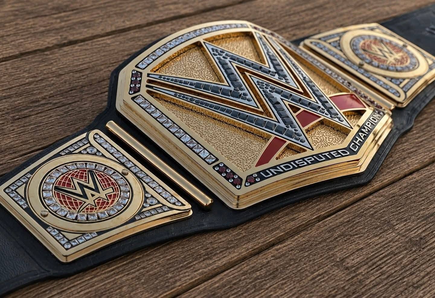 WWE Undisputed Premium CNC Wrestling Championship Title Belt 24k Gold