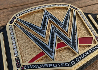 WWE Undisputed Premium CNC Wrestling Championship Title Belt 24k Gold