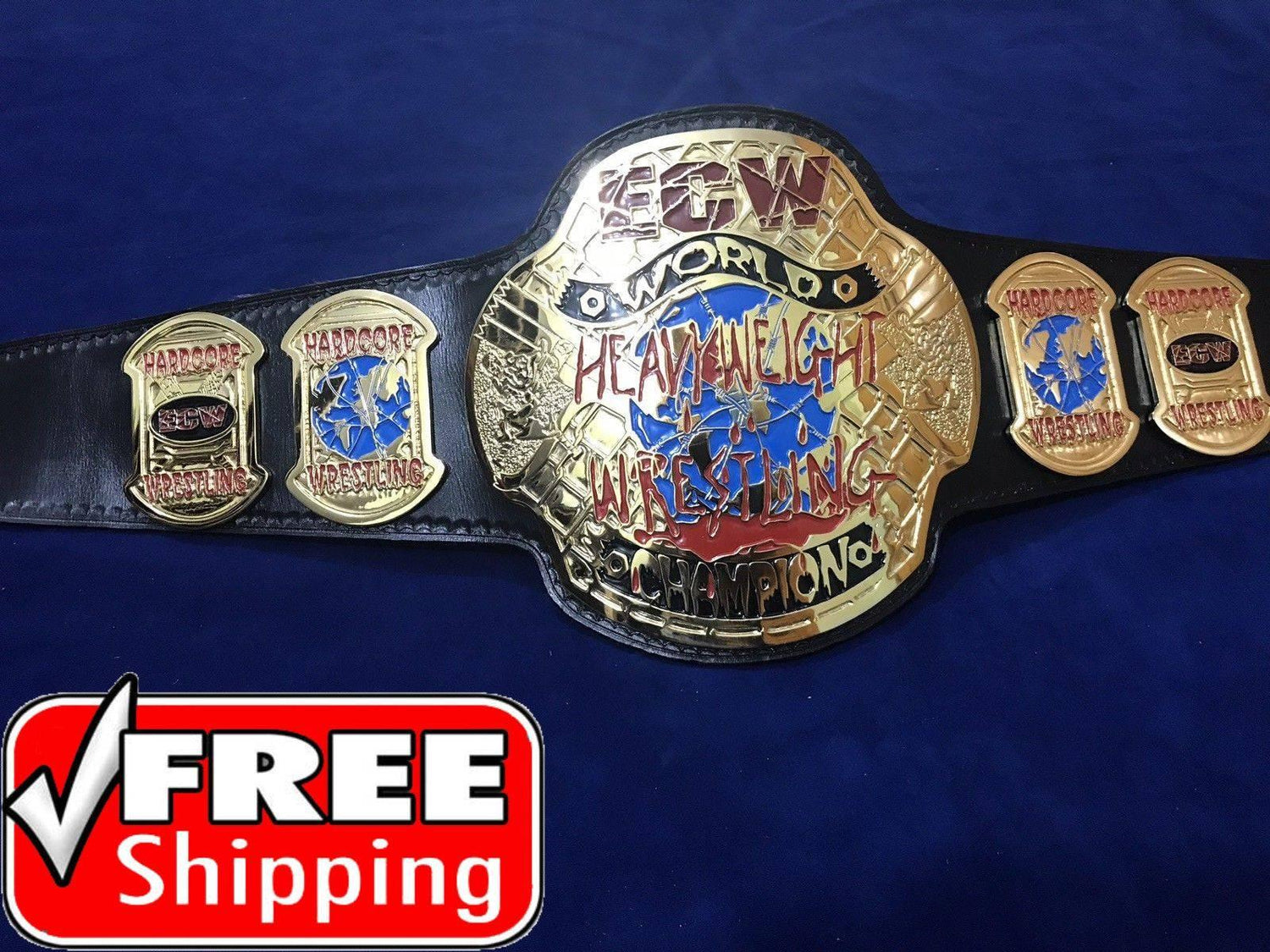 ECW World Heavyweight Gold Championship Belt Replica | Mirza Industries