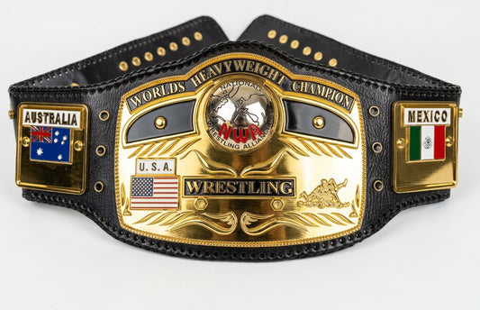 NWA DOMED GLOBE WRESTLING HEAVYWEIGHT CHAMPIONSHIP REPLICA BELT 3D CNC
