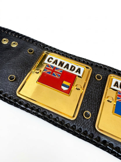 NWA DOMED GLOBE WRESTLING HEAVYWEIGHT CHAMPIONSHIP REPLICA BELT 3D CNC