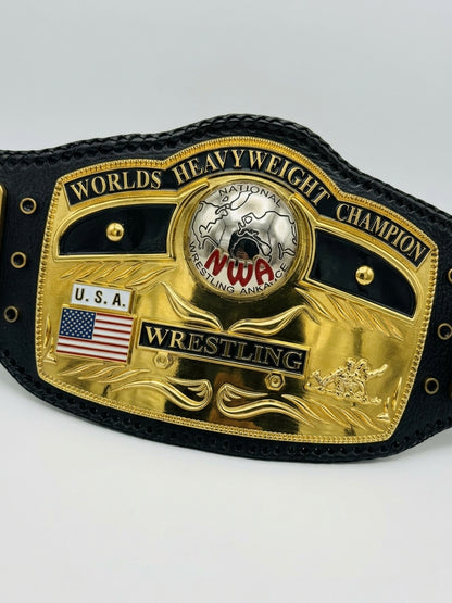 NWA DOMED GLOBE WRESTLING HEAVYWEIGHT CHAMPIONSHIP REPLICA BELT 3D CNC