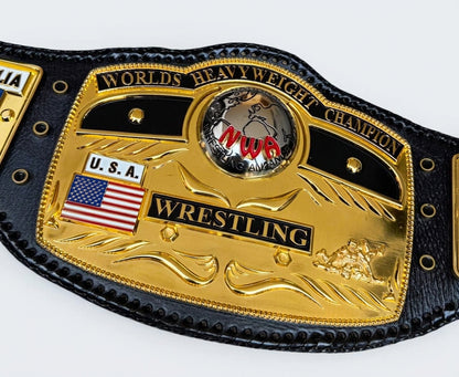 NWA DOMED GLOBE WRESTLING HEAVYWEIGHT CHAMPIONSHIP REPLICA BELT 3D CNC