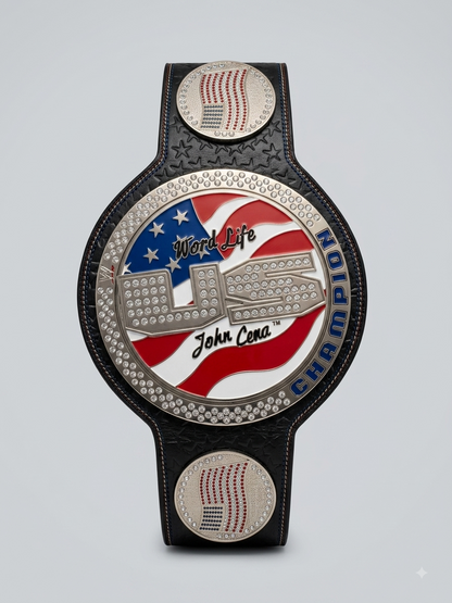 US United States Wrestling Spinner Championship Replica Title Belt