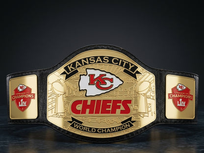 KANSAS CITY CHIEFS KC Championship Belt