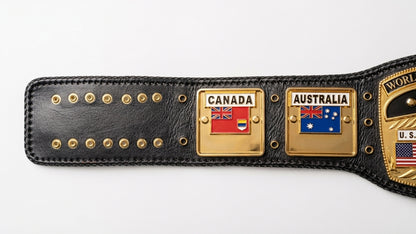 NWA DOMED GLOBE WRESTLING HEAVYWEIGHT CHAMPIONSHIP REPLICA BELT 3D CNC