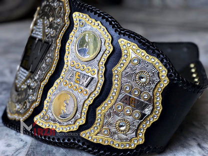 AEW World Wrestling Championship Replica Title Belt 4MM Brass 4 Layers Stacked