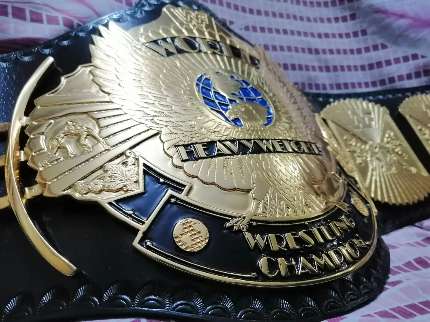 WWF Winged Eagle 24K Gold Title Belt Replica | Mirza Industries