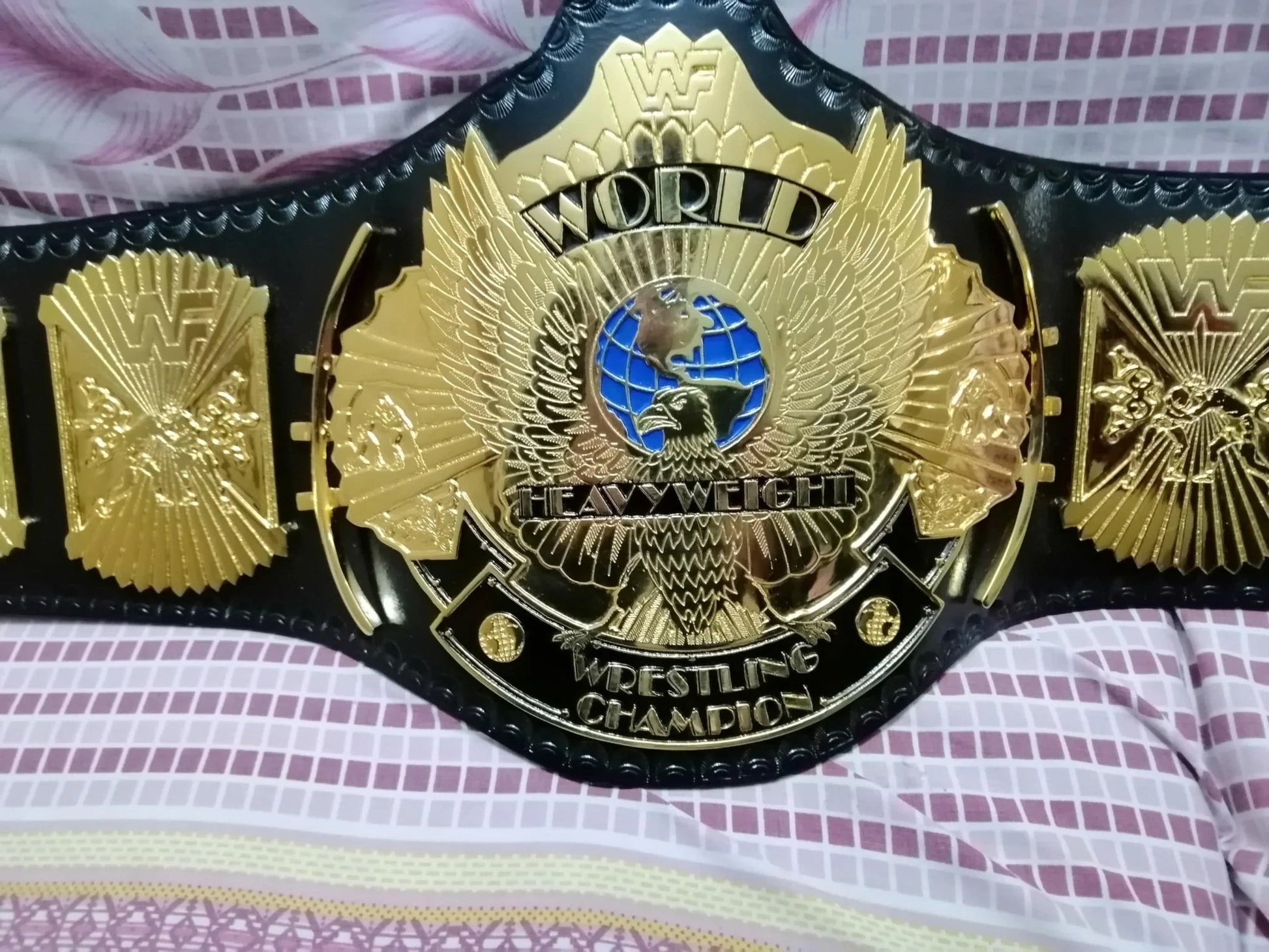 WWF Winged Eagle 24K Gold Title Belt Replica | Mirza Industries