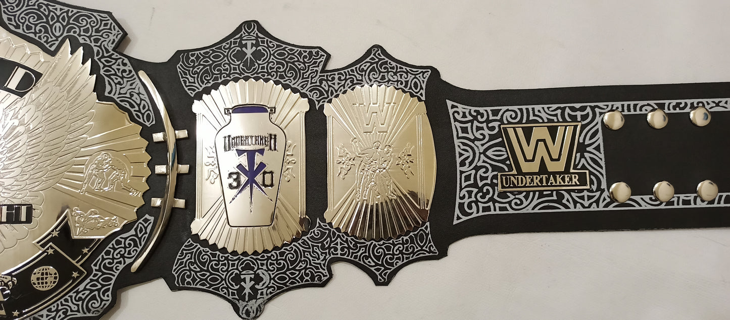 UNDERTAKER 30 YEARS "SIGNATURE SERIES" CHAMPIONSHIP REPLICA TITLE BELT