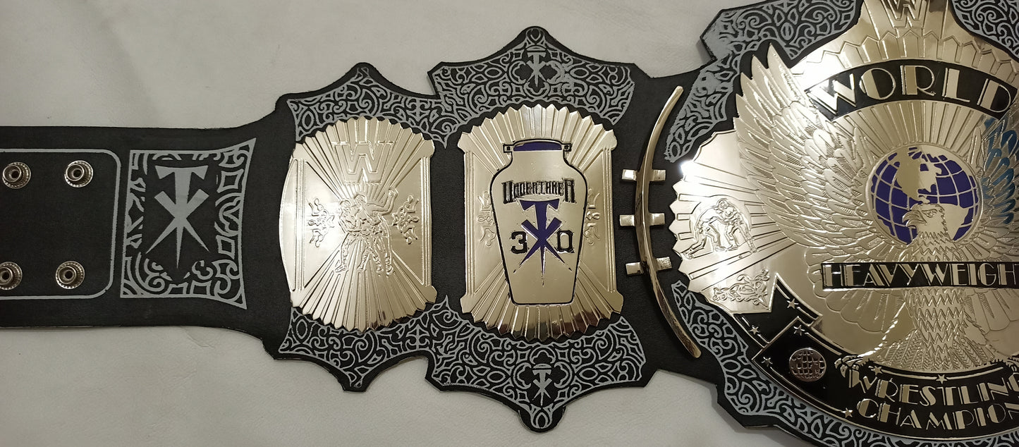 UNDERTAKER 30 YEARS "SIGNATURE SERIES" CHAMPIONSHIP REPLICA TITLE BELT