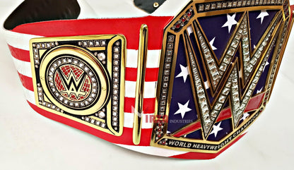 United States Wrestling Championship Replica Belt Zinc Metal