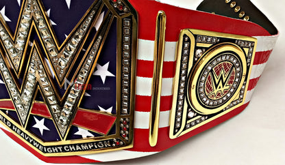 United States Wrestling Championship Replica Belt Zinc Metal
