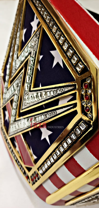 United States Wrestling Championship Replica Belt Zinc Metal
