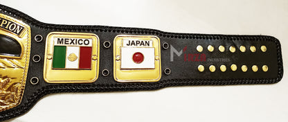 NWA DOMED GLOBE WORLD HEAVYWEIGHT CHAMPIONSHIP BELT ADULT SIZE REPLICA ZINC METAL