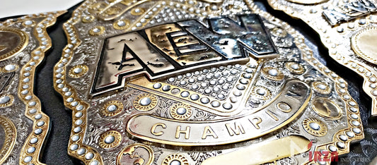 AEW World Wrestling Championship Title Replica Belt Adult Size Double Layers