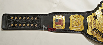 WCW UNITED STATES WRESTLING HEAVYWEIGHT CHAMPIONSHIP BELT ZINC METAL ADULT SIZE