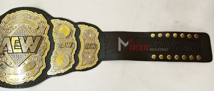 AEW World Wrestling Championship Replica Title Belt 4 Layers Stacked