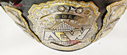 AEW World Wrestling Championship Replica Title Belt 4 Layers Stacked