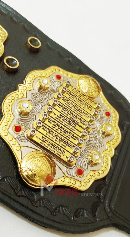 IWGP V4 Heavyweight Wrestling Championship Belt Replica Gold | Mirza Industries