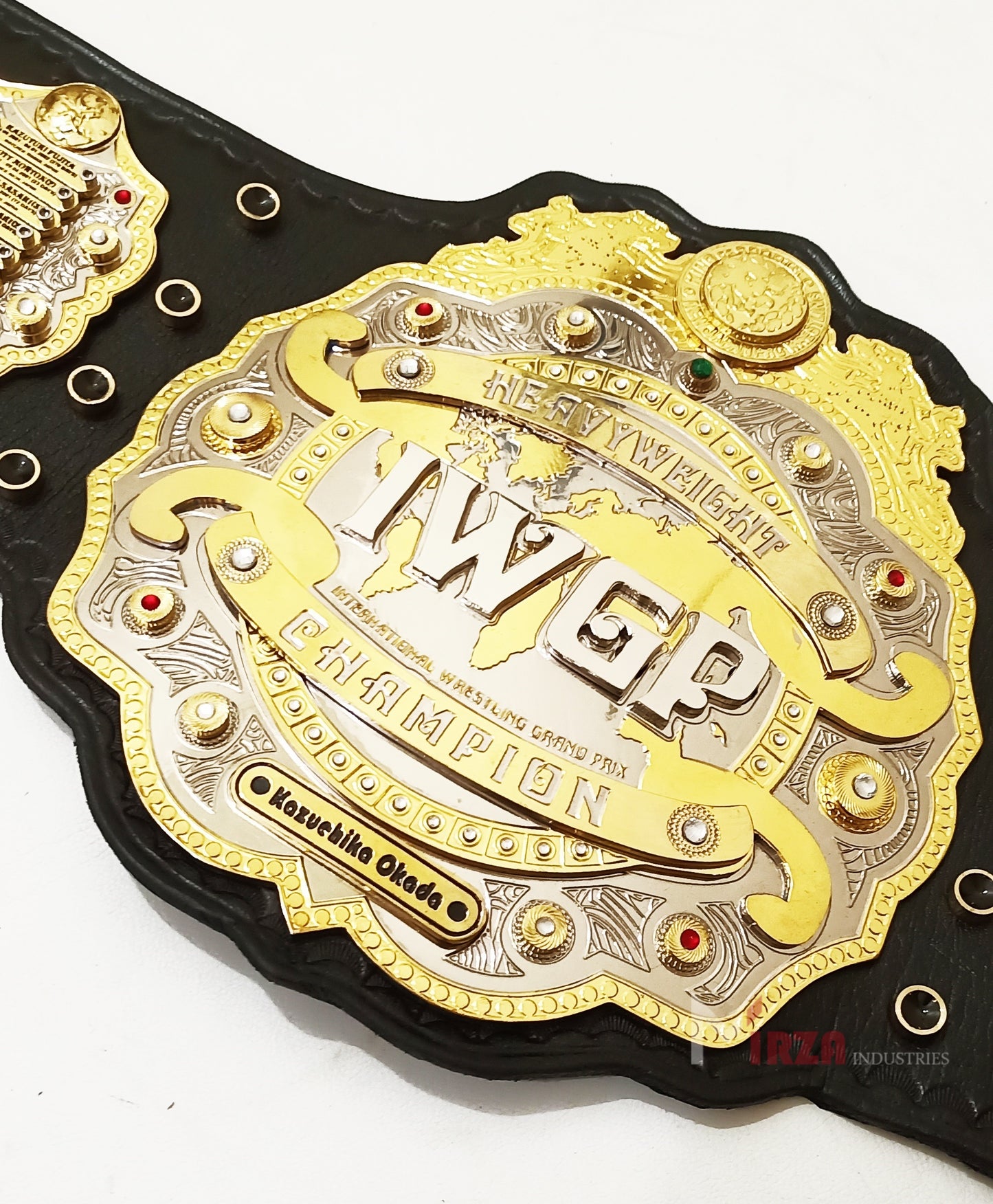 IWGP V4 Heavyweight Wrestling Championship Belt Replica Gold | Mirza Industries