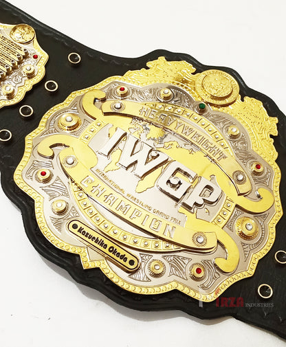 IWGP V4 Heavyweight Wrestling Championship Belt Replica Gold | Mirza Industries