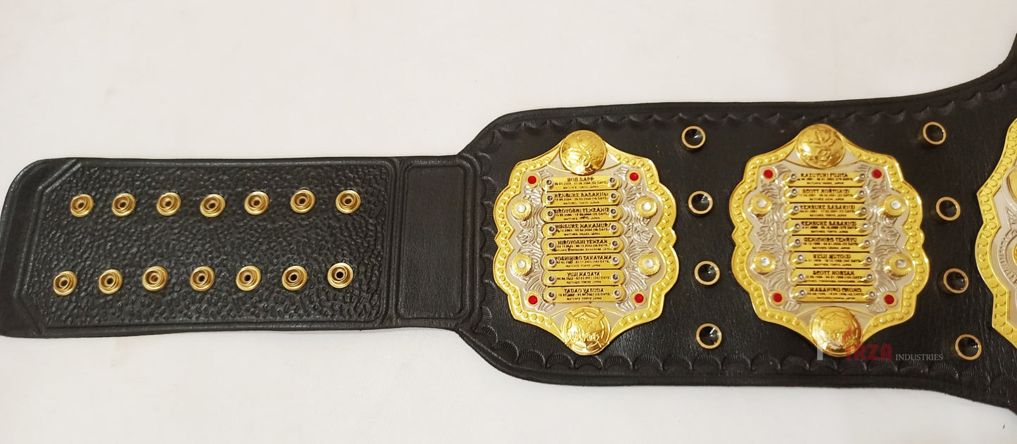 IWGP V4 Heavyweight Wrestling Championship Belt Replica Gold | Mirza Industries