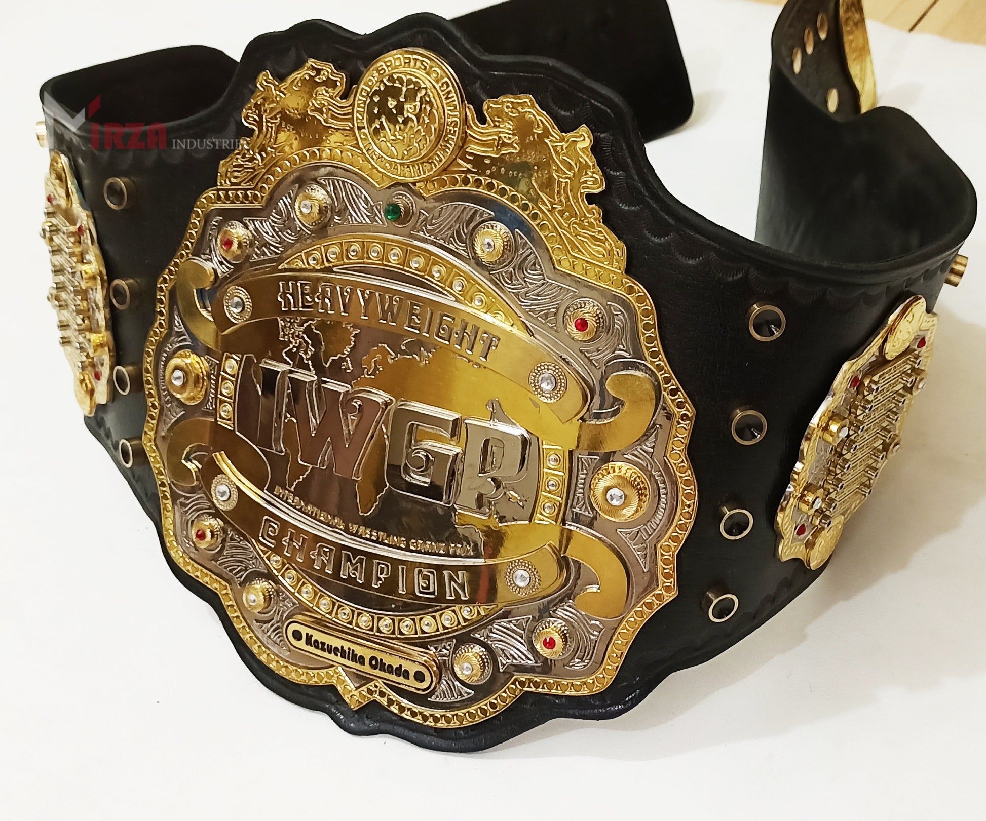 IWGP V4 Heavyweight Wrestling Championship Belt Replica Gold | Mirza Industries