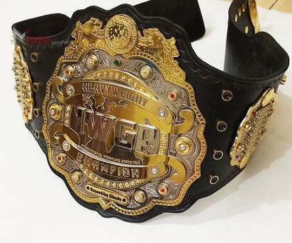 IWGP V4 Heavyweight Wrestling Championship Belt Replica Gold | Mirza Industries