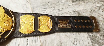 WWF WINGED EAGLE 24K GOLD Championship Title Belt