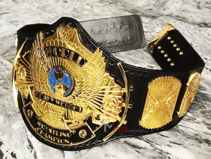 WWF WINGED EAGLE 24K GOLD Championship Title Belt