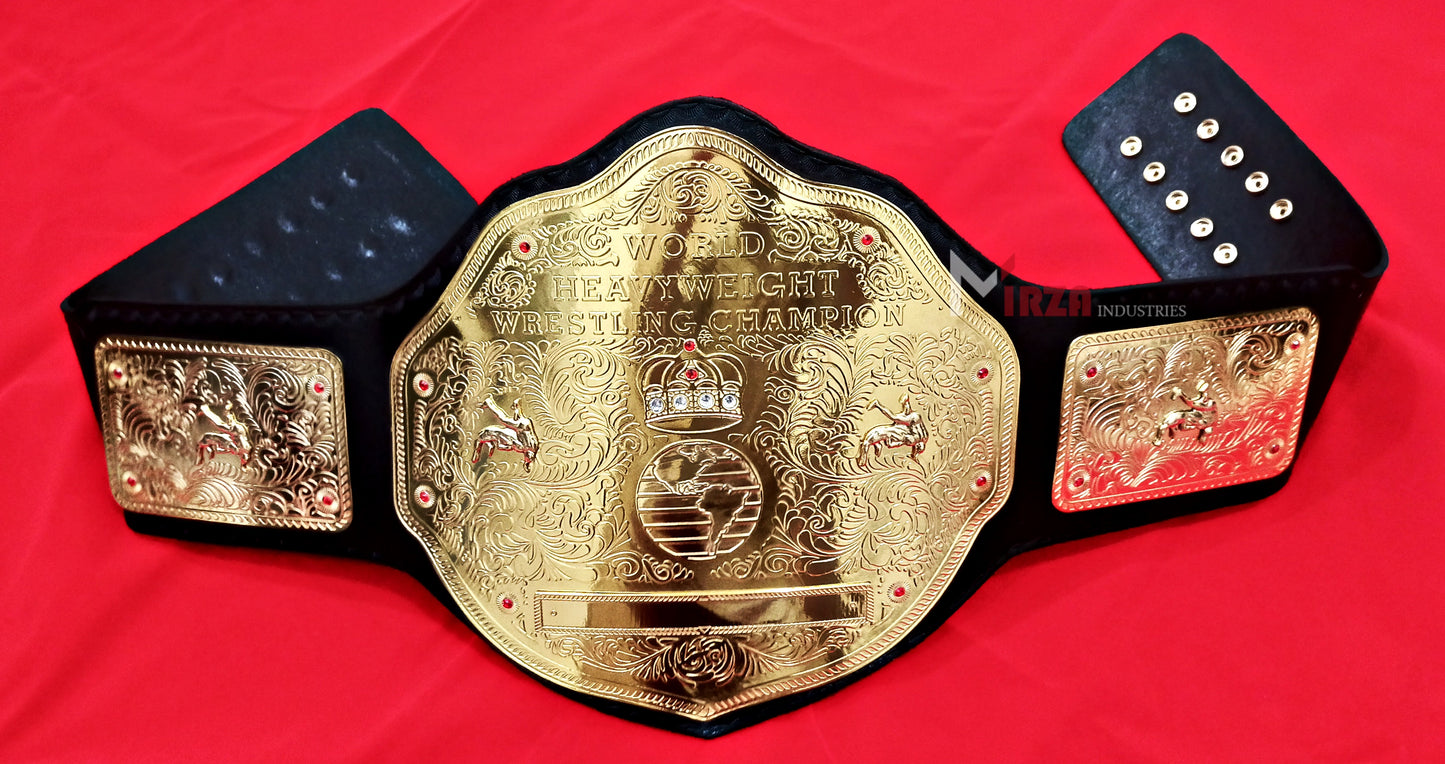 BIG GOLD WRESTLING CHAMPIONSHIP REPLICA BELT