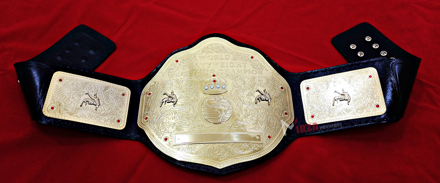 BIG GOLD WRESTLING CHAMPIONSHIP REPLICA BELT