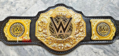 WWE World Heavyweight Championship Title Belt 6MM Zinc Metal HD Adult Size