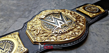 WWE World Heavyweight Championship Title Belt 6MM Zinc Metal HD Adult Size