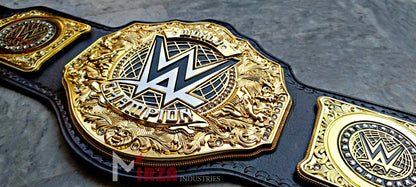 WWE World Heavyweight Championship Title Belt 6MM Zinc Metal HD Adult Size