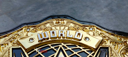 WWE World Heavyweight Championship Title Belt 6MM Zinc Metal HD Adult Size
